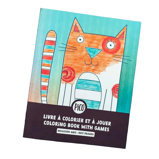 Livre à colorier et à jouer - Meilleurs amis
