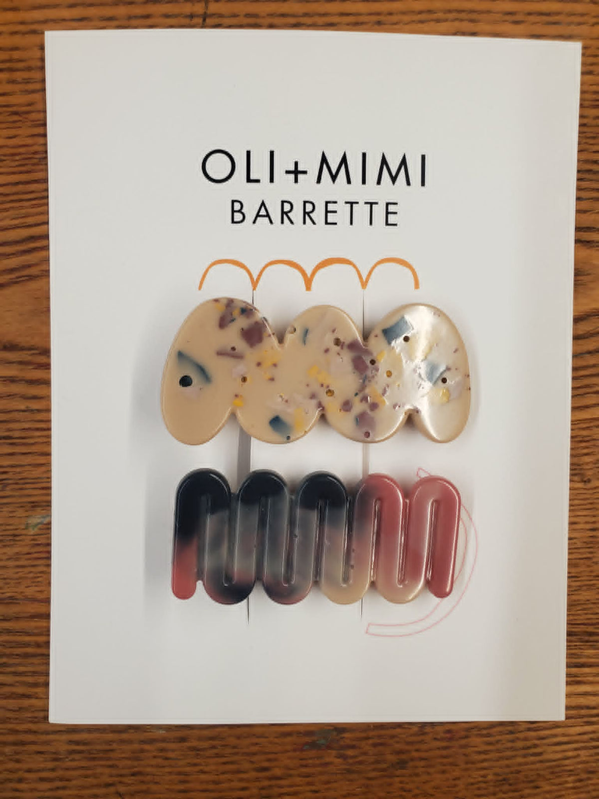 Duo de barrettes à clip française