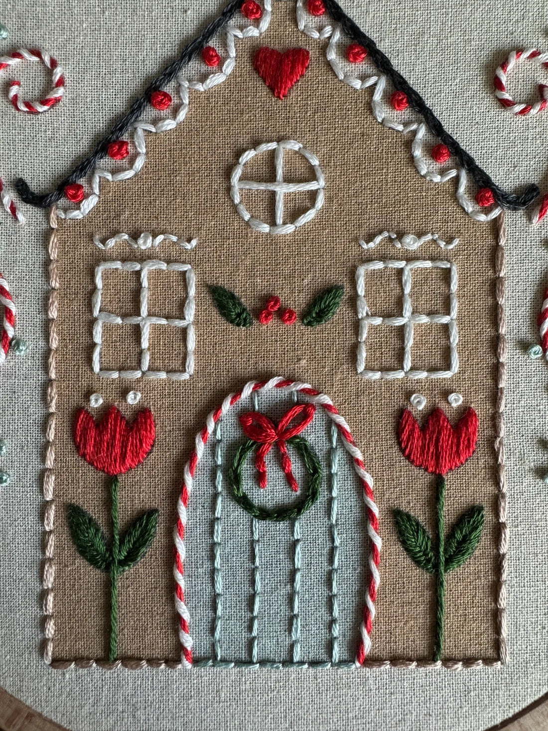 Kit de broderie - Maison en pain d'épices