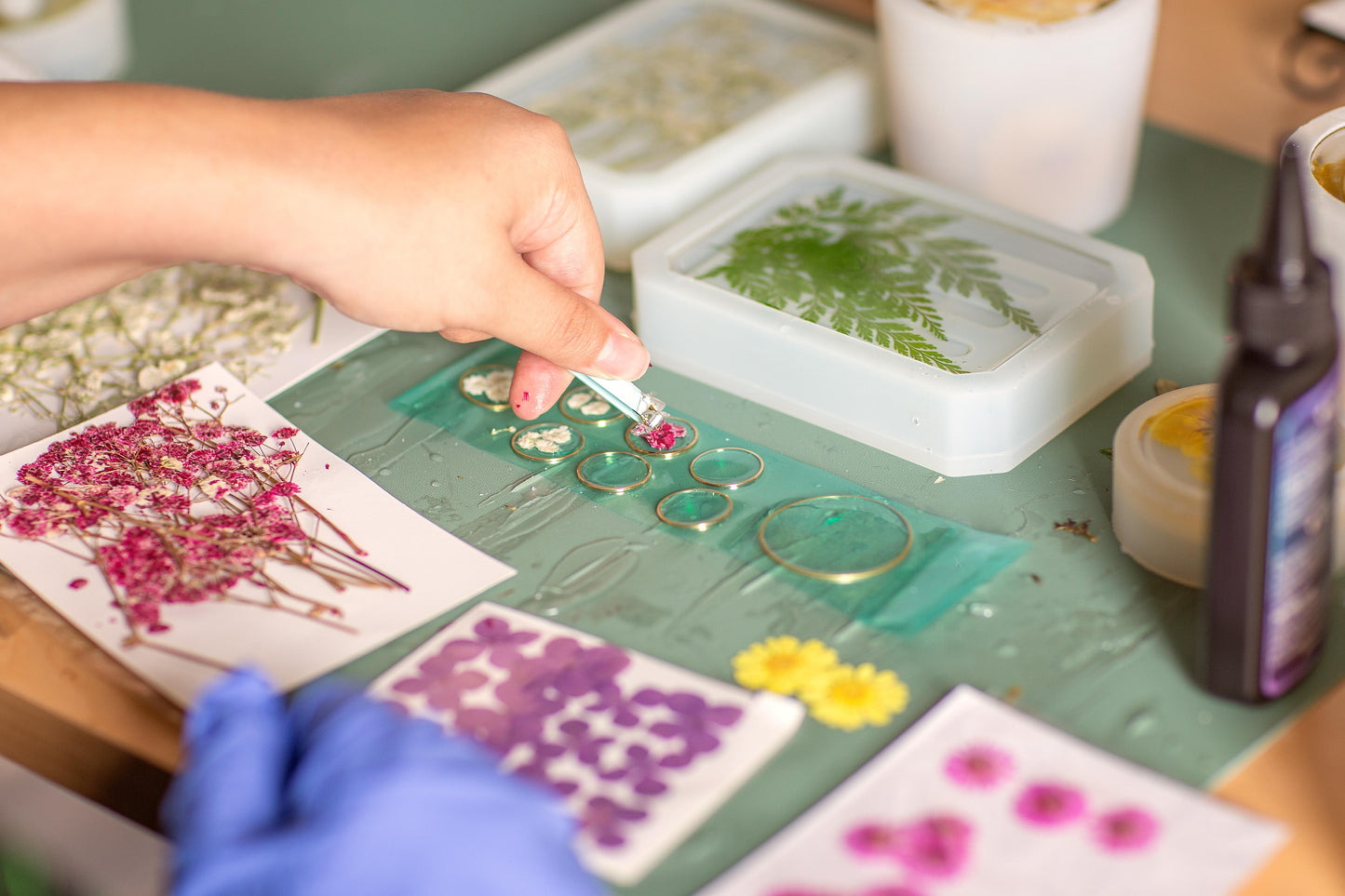 Créations en résine : attrapes-soleil & boucles d'oreilles | 1er mars